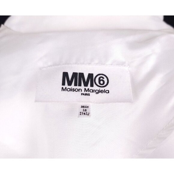 MM6 Maison Margiela Classic Blazer Size 42 US 6 White NWT $880 - Picture 11 of 14